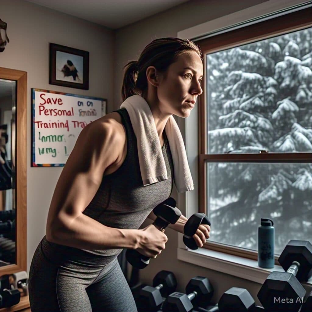 Snow! Home workout tips + Save on Personal Training!